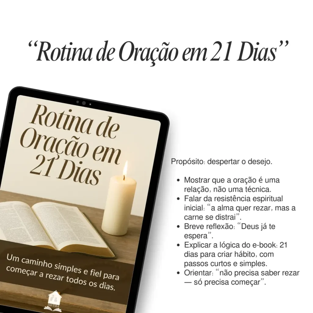 Rotina de Oração em 21 Dias – Um caminho simples e fiel para começar a rezar todos os dias