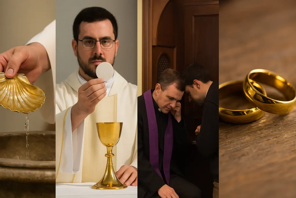 Os Sacramentos: sinais visíveis da graça invisível de Deus