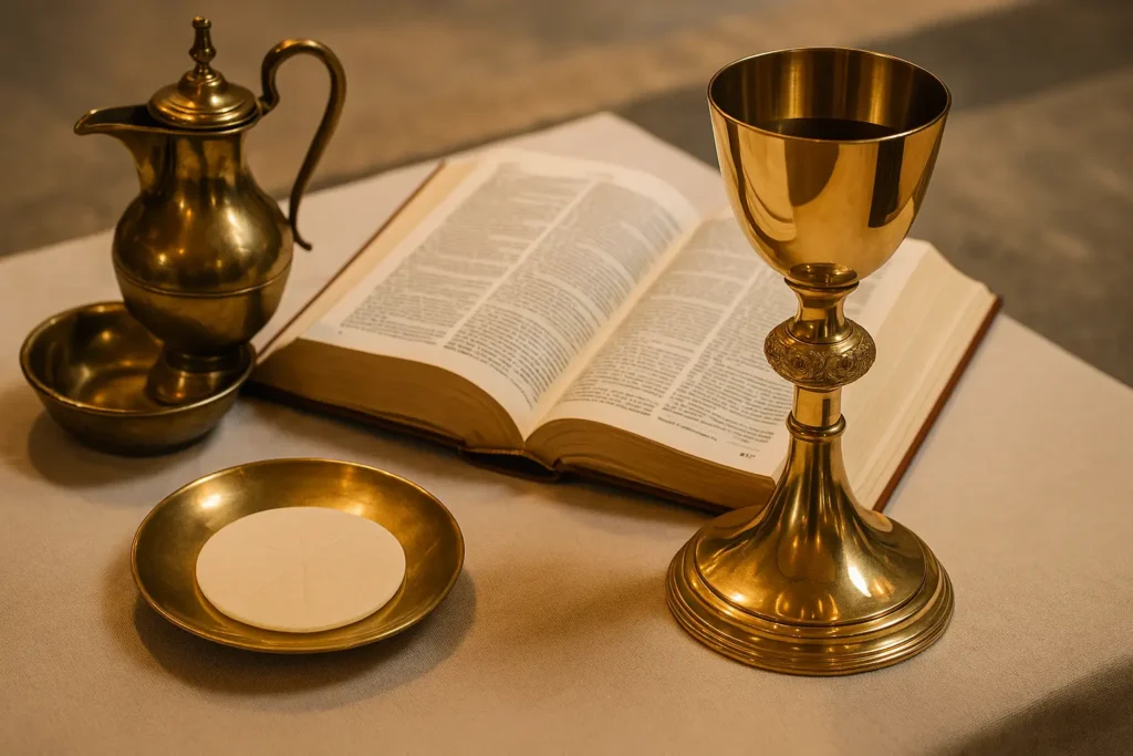 Os Sacramentos: sinais visíveis da graça invisível de Deus