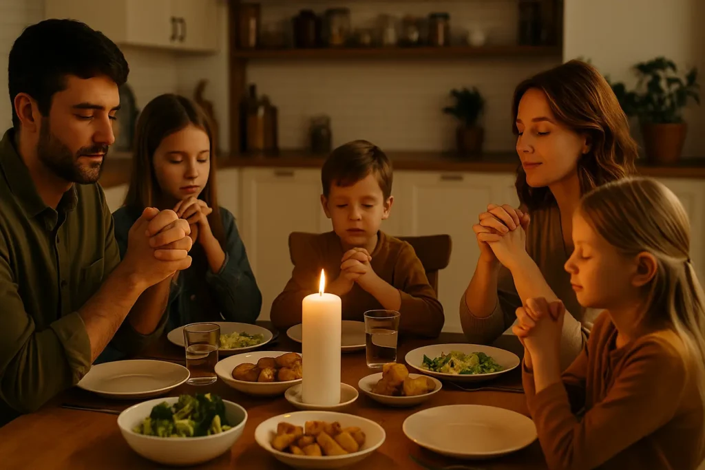 A liturgia da refeição em família mais que comer juntos