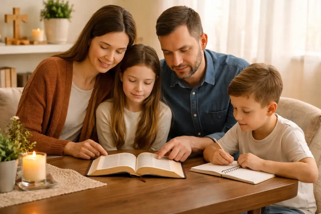 Como estudar a Bíblia em família e viver a fé no lar