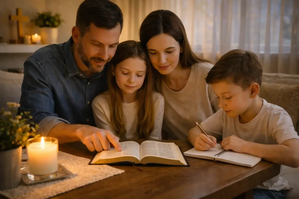 Como estudar a Bíblia em família e viver a fé no lar