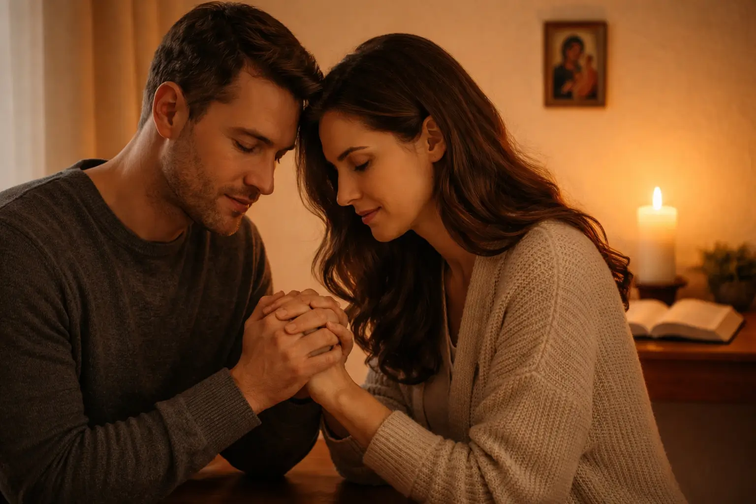 Rezar com o cônjuge: 7 maneiras simples de começar