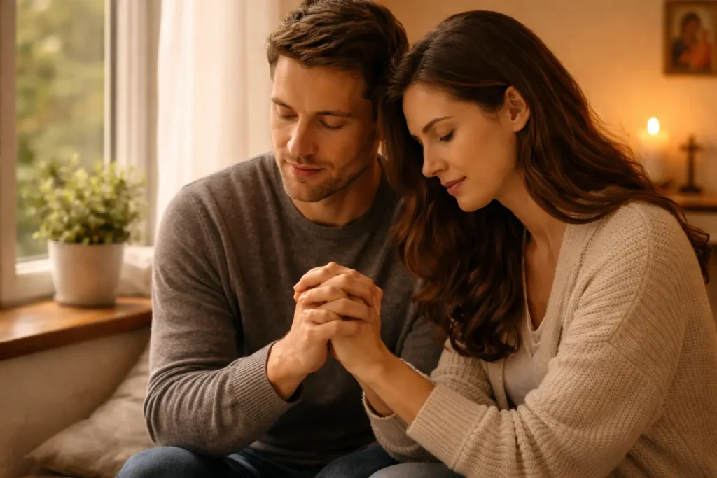 Rezar com o cônjuge: 7 maneiras simples de começar