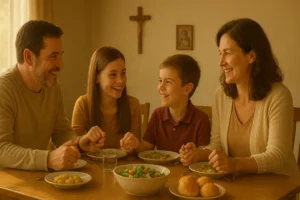 A liturgia da refeição em família e a fé à mesa