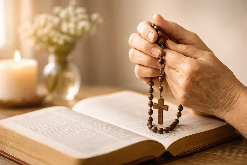 Frutos espirituais do Terço em quem reza todos os dias