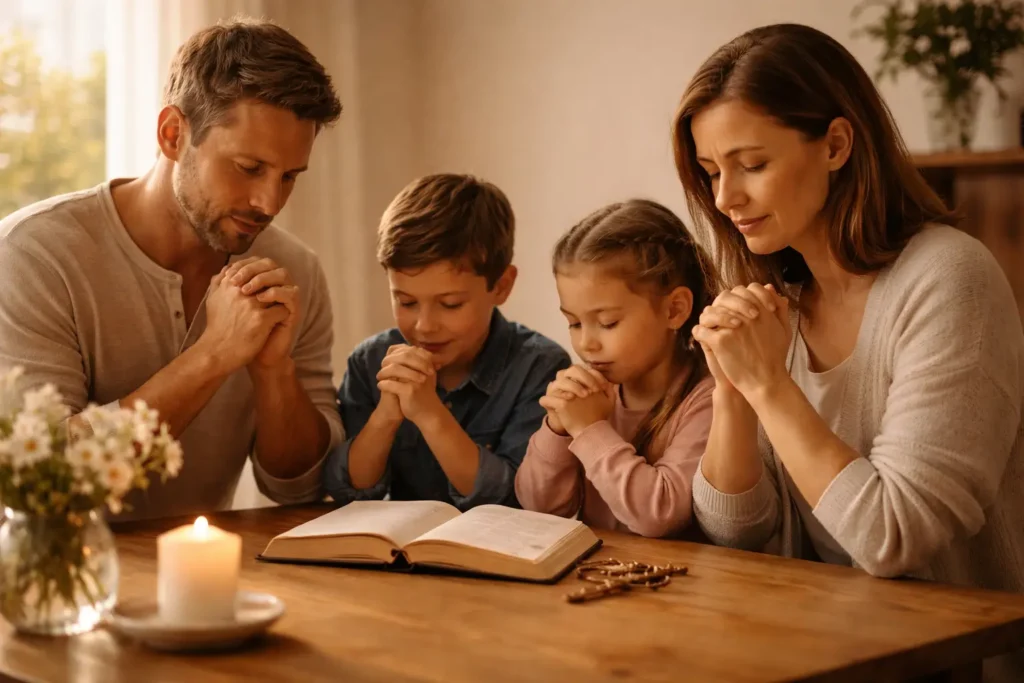 Oração diária em família: dicas práticas para o dia a dia