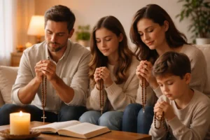 Terço em família: rezar juntos com amor e presença