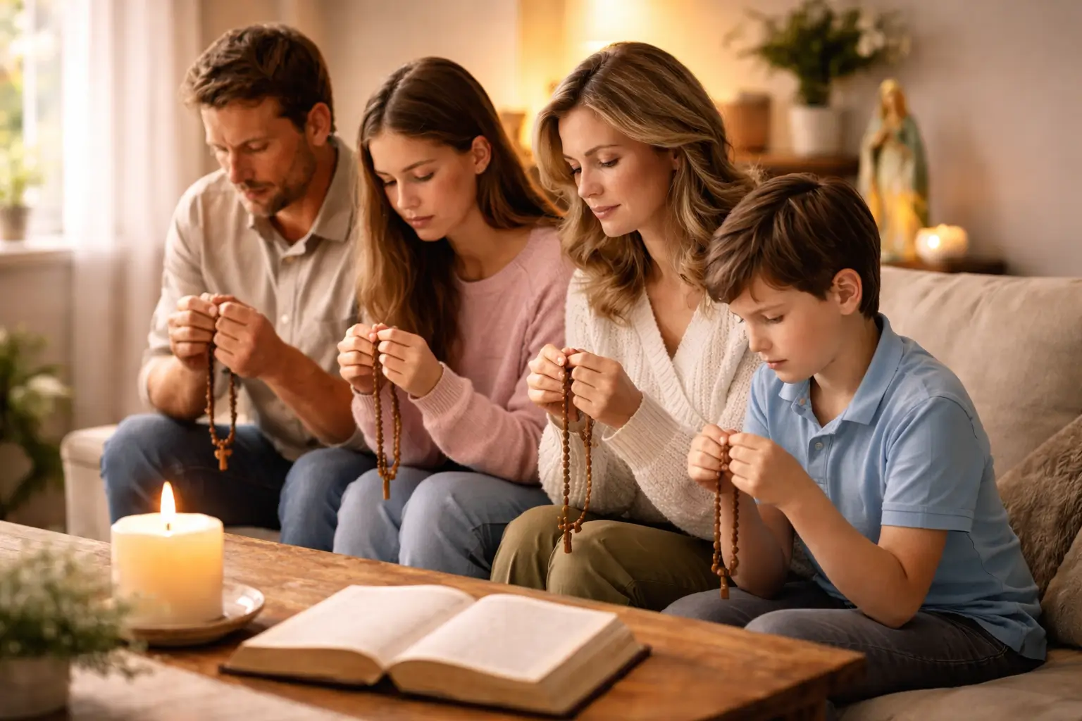 Terço e família cristã: o olhar de Nossa Senhora