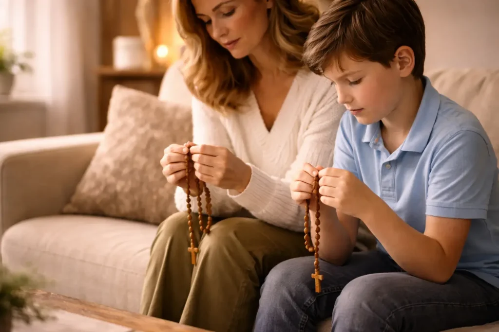 Terço e família cristã: o olhar de Nossa Senhora
