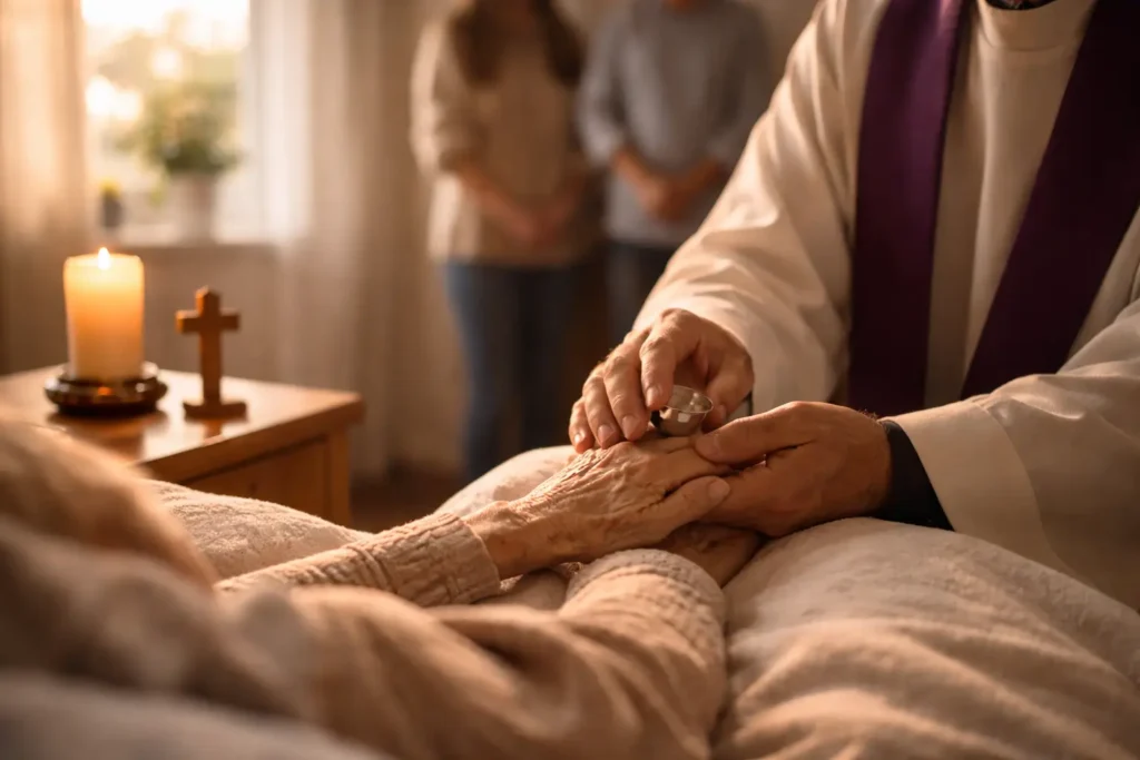 Unção dos Enfermos na família: sacramento de cura