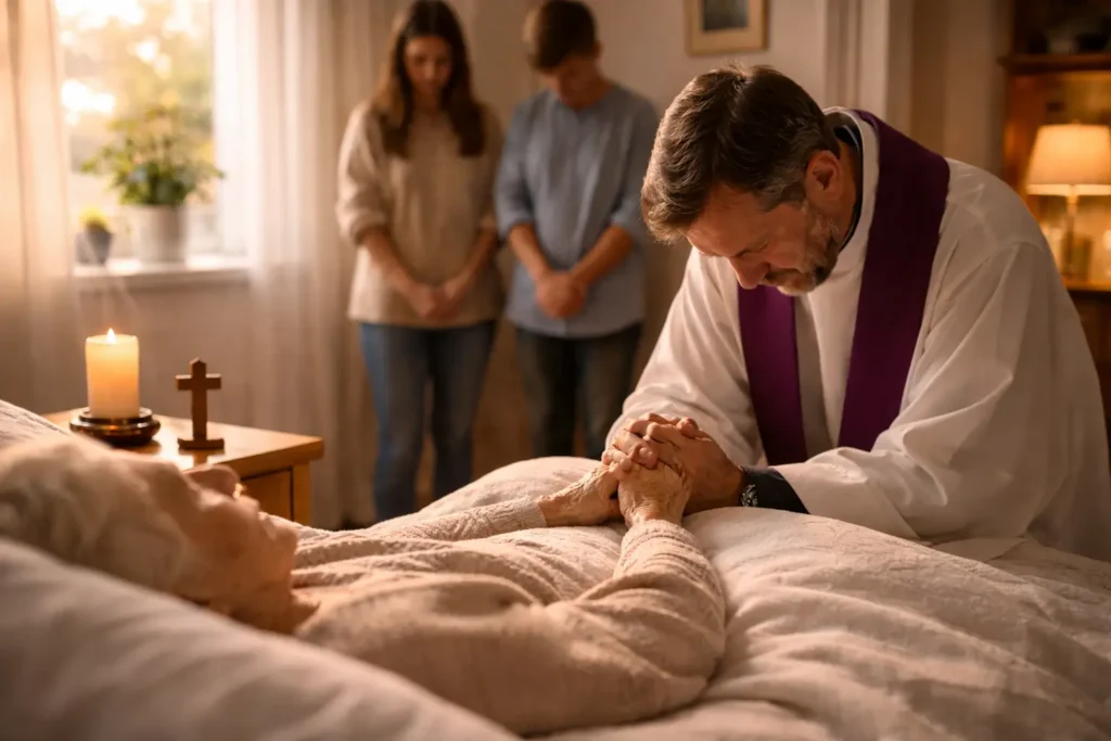 Unção dos Enfermos na família: sacramento de cura