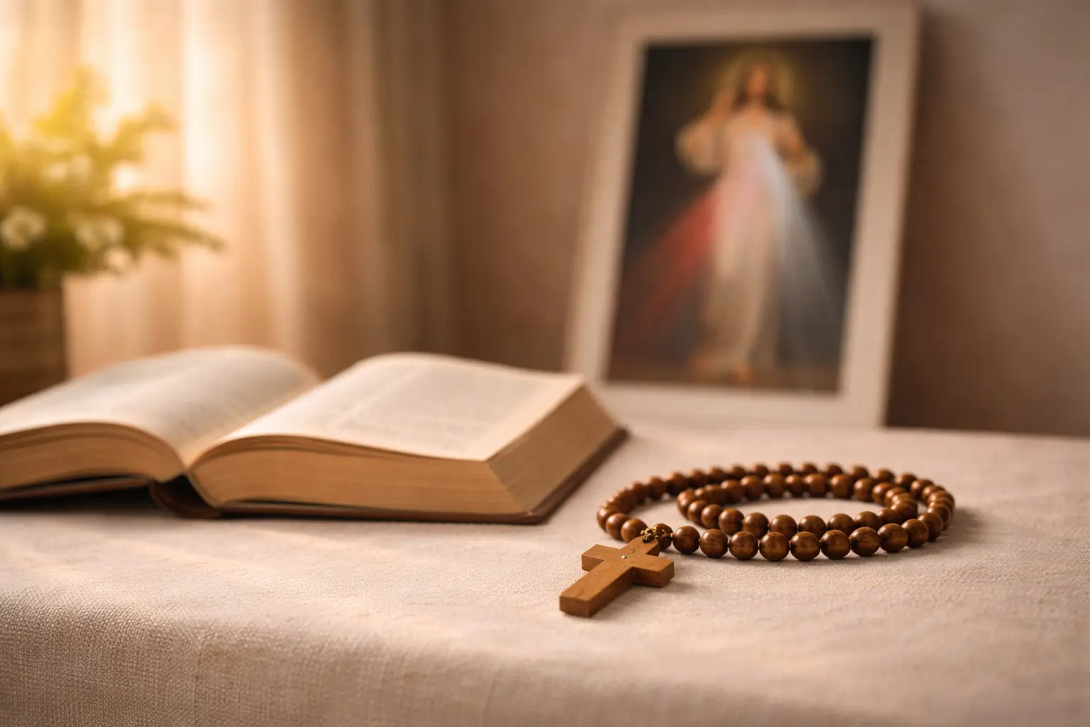 Como rezar o terço da misericórdia: quando rezar