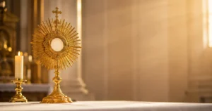 Como rezar diante de Jesus Eucarístico