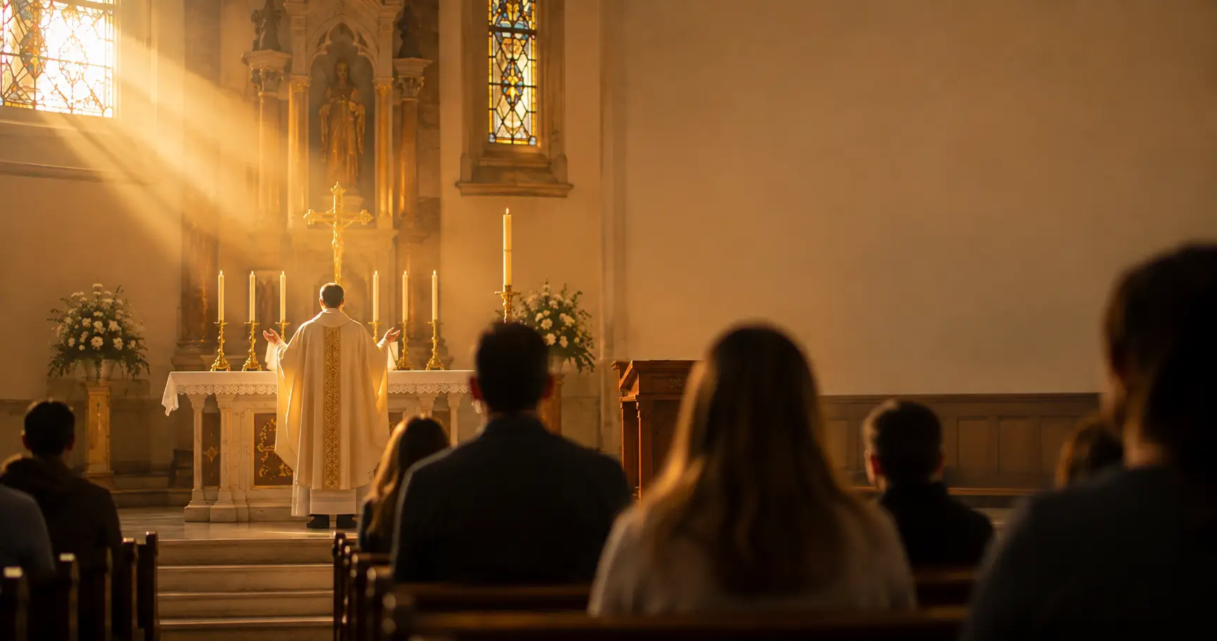 A luz de Cristo na Missa além do que os olhos veem